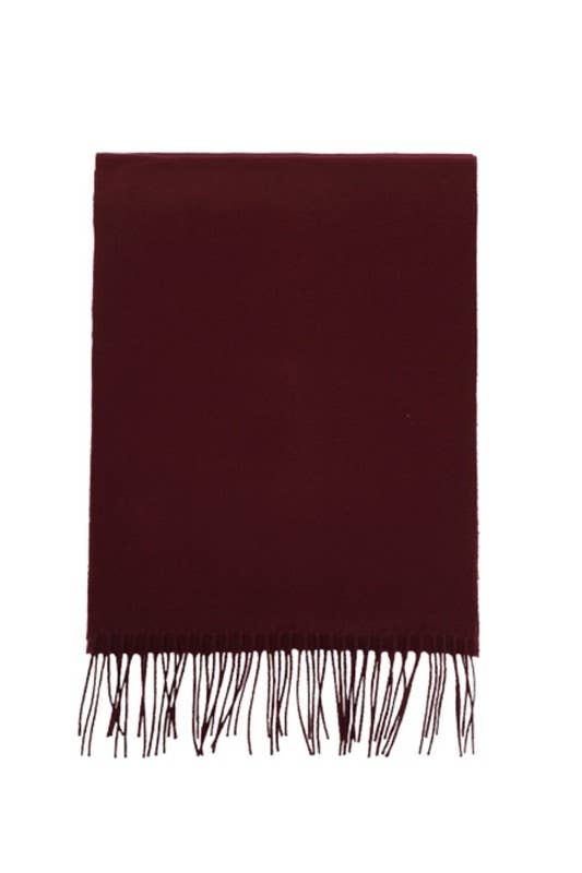 David And Young - Softer than Cashmere SOLID Vegan Cashmere Touch Scarves