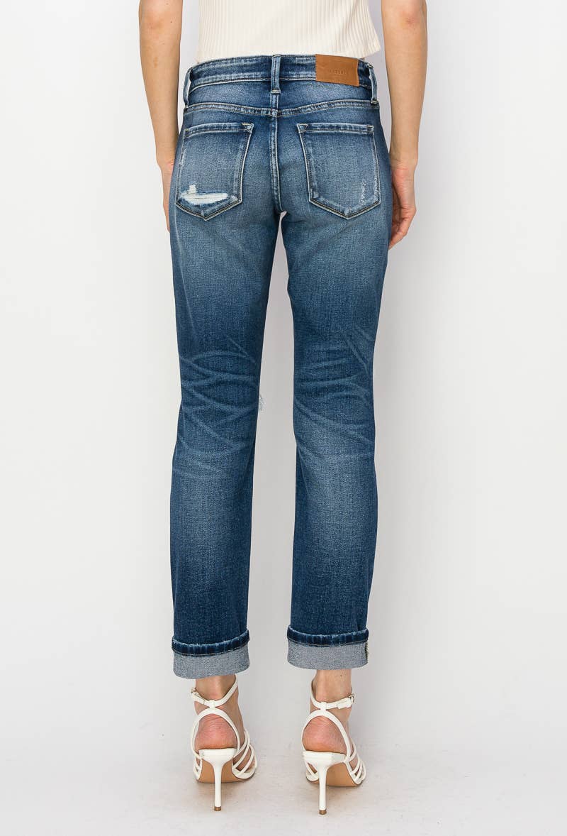 ARTEMIS VINTAGE - MID RISE BOY FRIEND JEANS