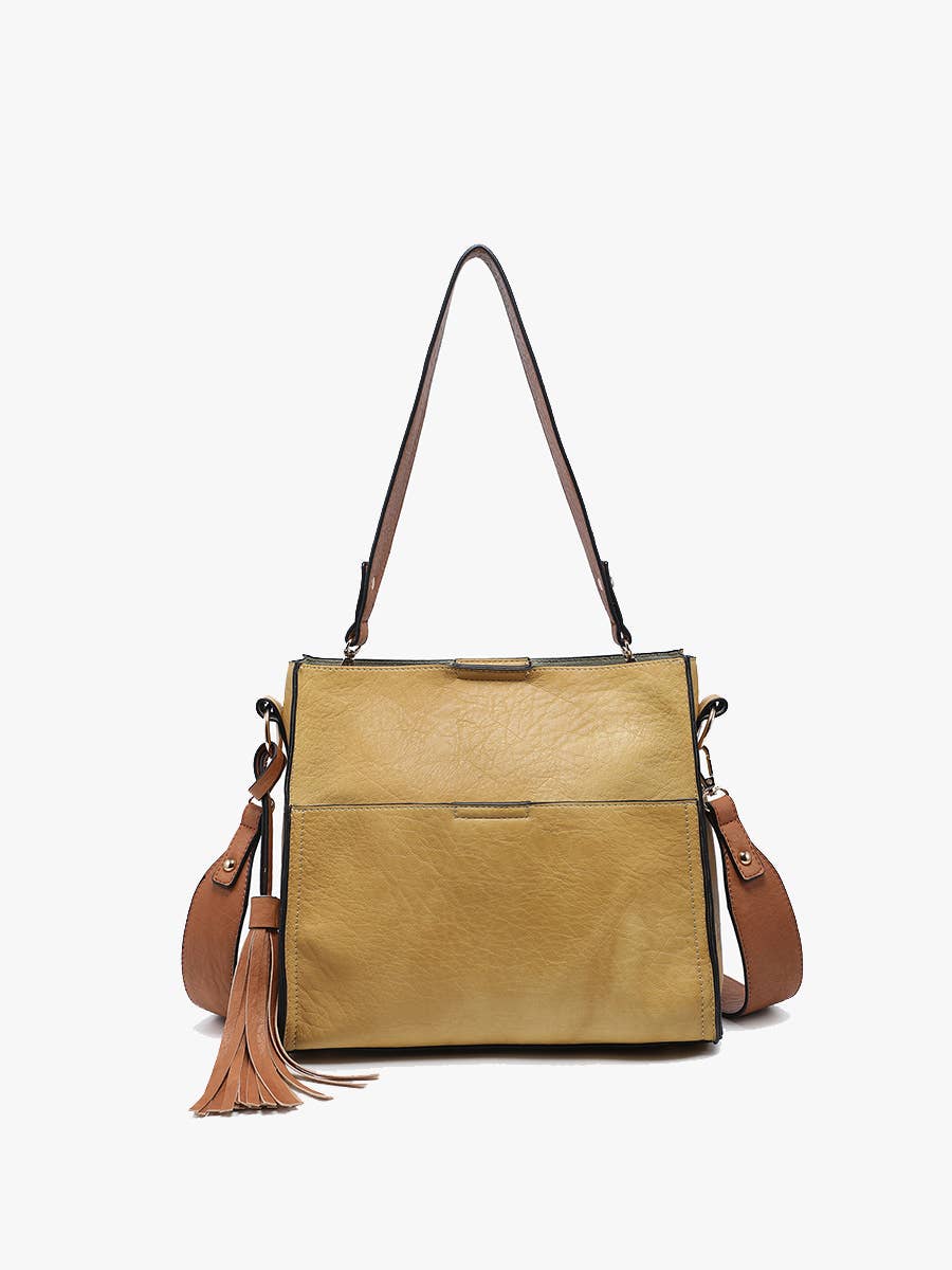 Jen & Co. - Lyla 2-in-1 Bucket Bag w/ Guitar Strap | M1867