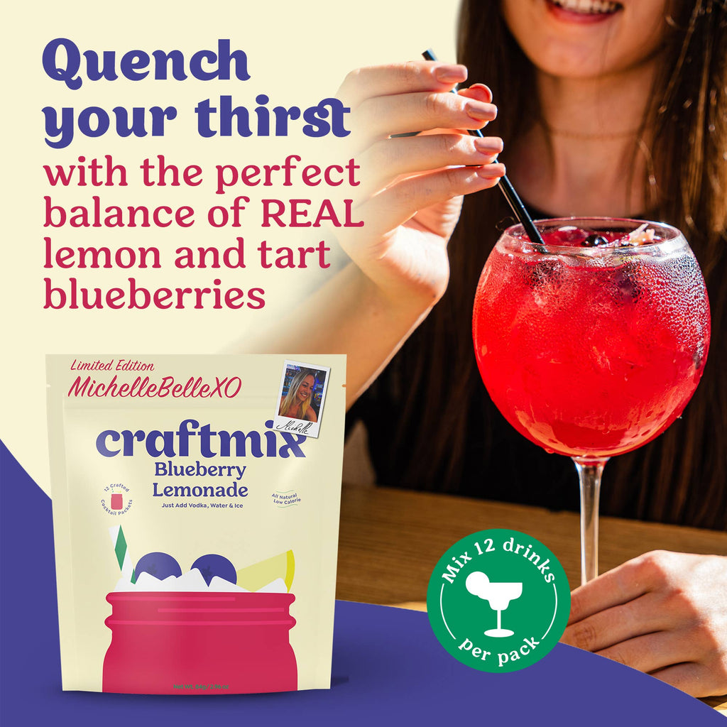 Craftmix - Blueberry Lemonade & Cocktail Mixer - Single / Caddy Refill