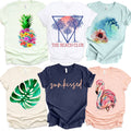 Par.tees by Party On! - Tropical Summer Beach Club Sunkissed Resort Graphic Tees