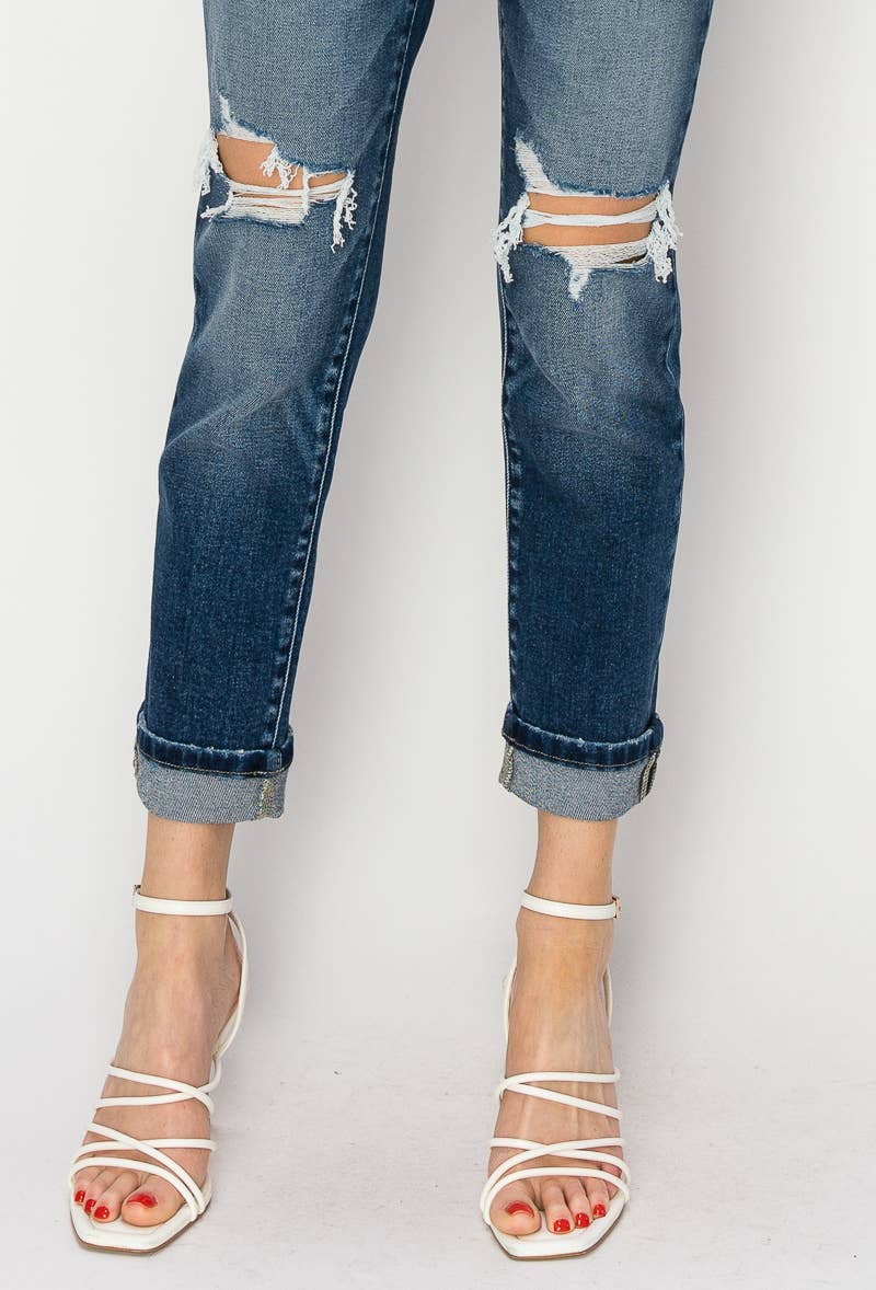 ARTEMIS VINTAGE - MID RISE BOY FRIEND JEANS