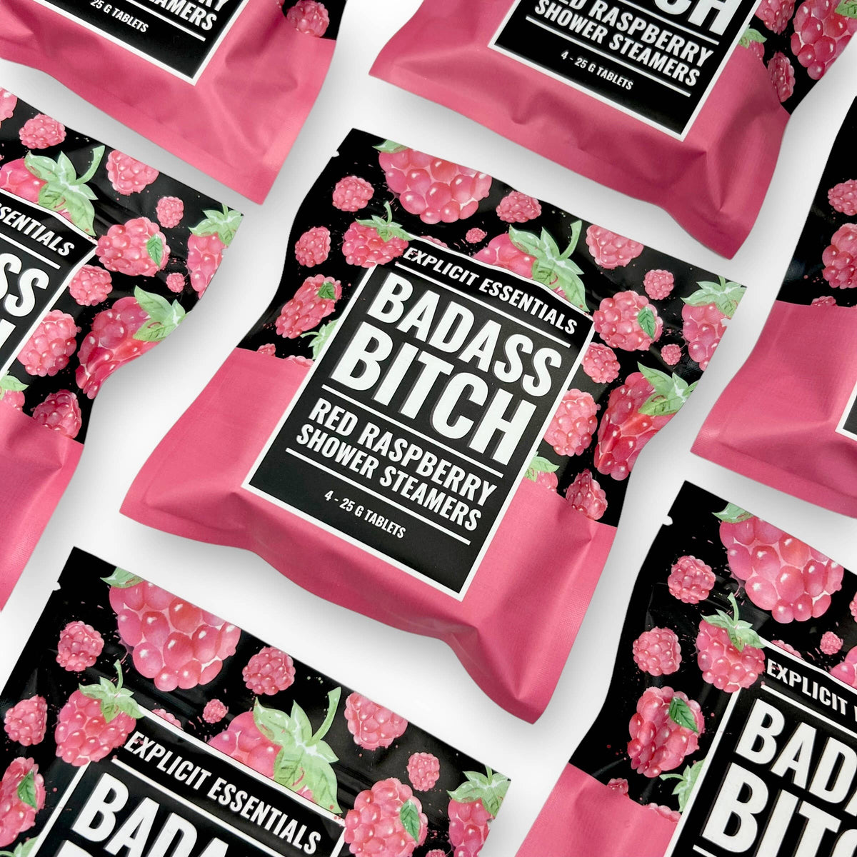 Explicit Essentials - Gifts For Friends, Bad @ss B!tch Shower Steamers