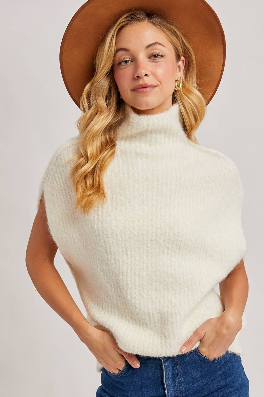 Bluivy - TURTLENECK KNIT SWEATER VEST