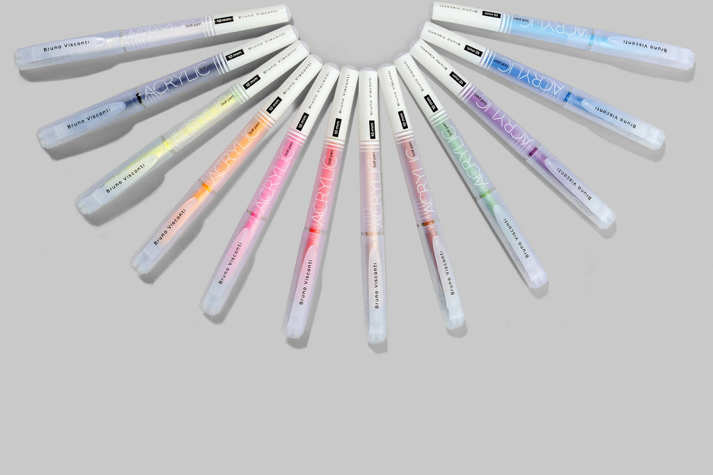 BV by Bruno Visconti - Acrylic Pens 12 colors - Citrus