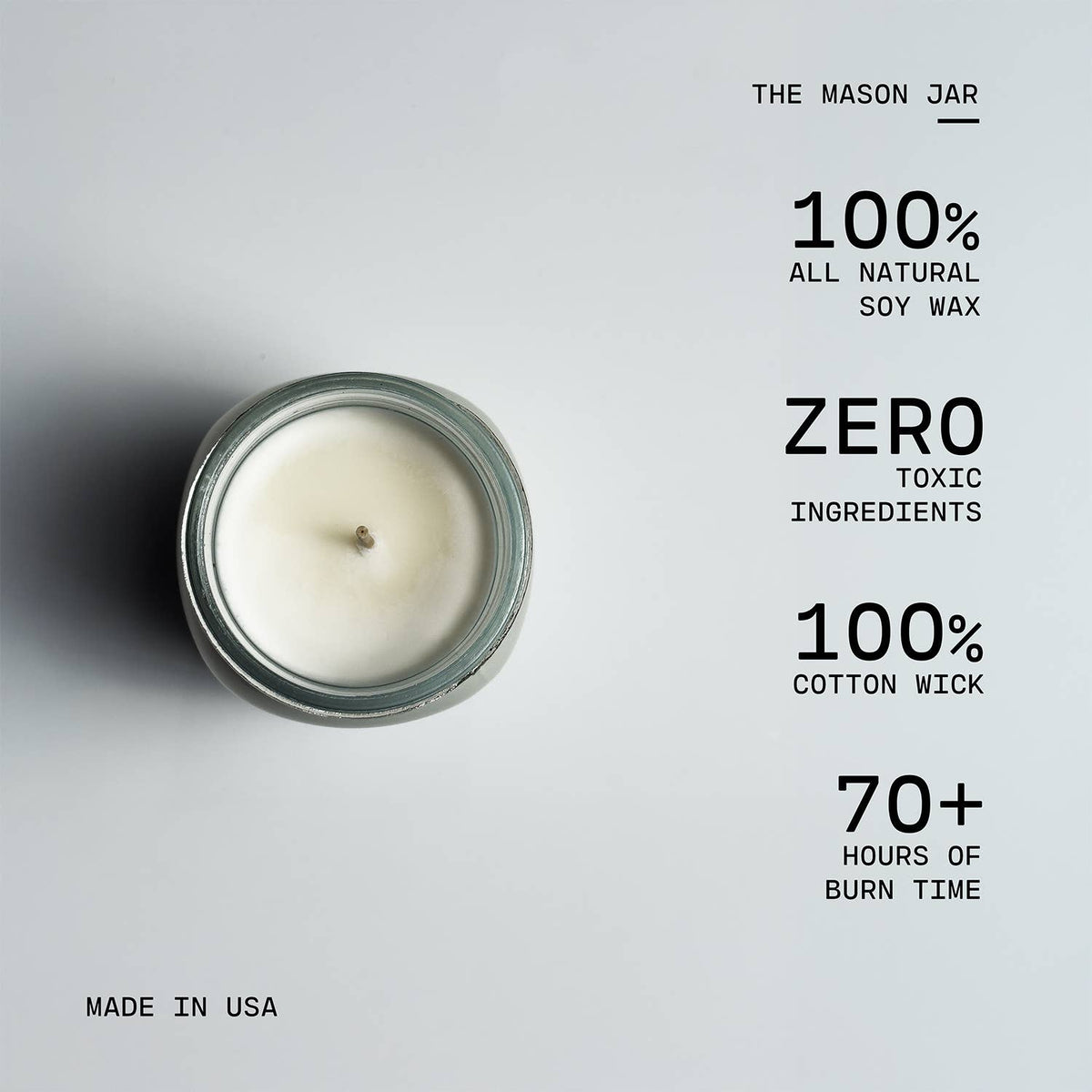 Milkhouse Candle Company - 13 oz Mason Jar Candle: Peaches & Poppies