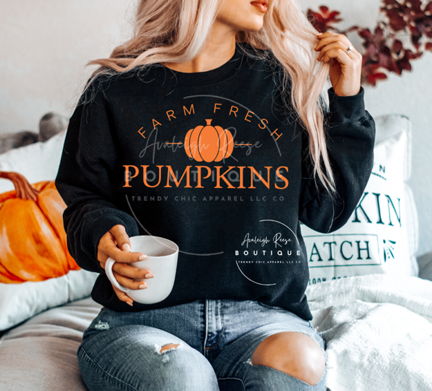 Trendy Chic Apparel LLC - Farm Fresh Pumpkins Tees & Sweatshirts