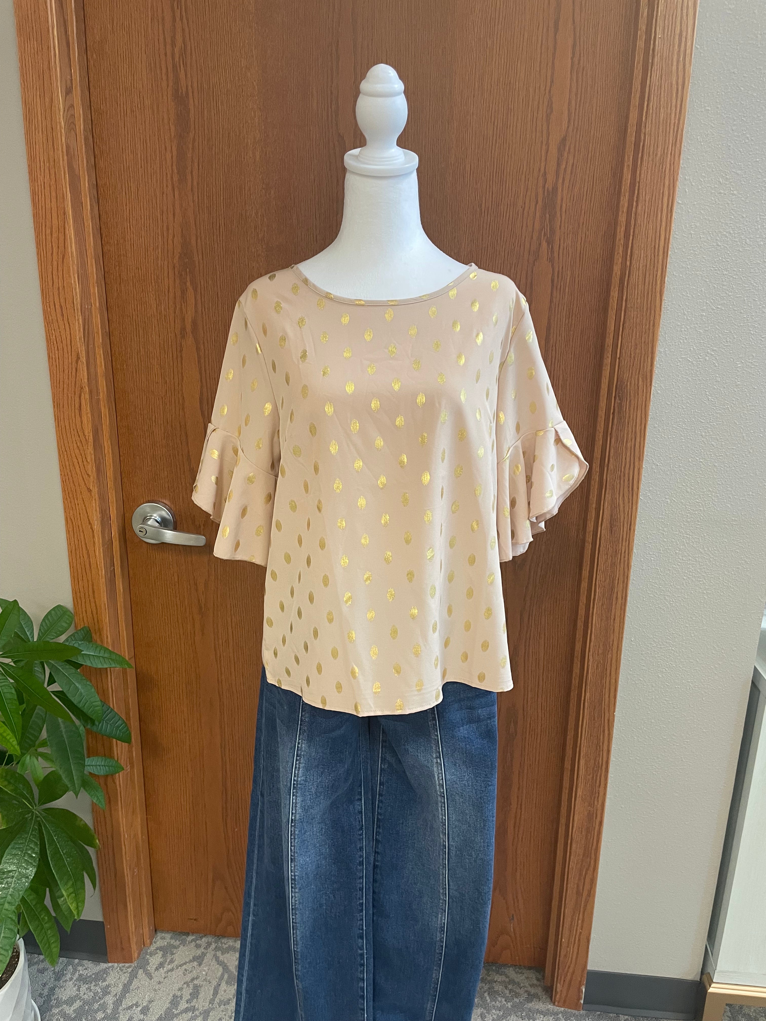 Top with Gold Dots