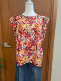 Colorful Flower Tank
