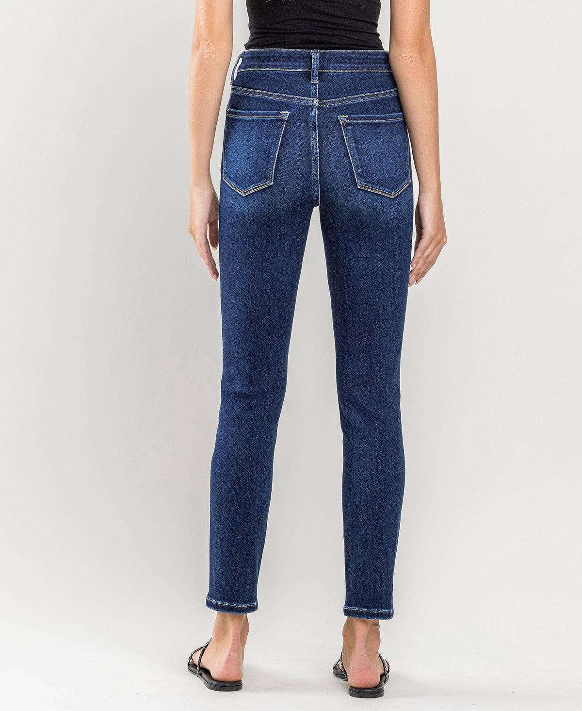 Lovervet by VERVET - TUMMY CONTROL HIGH RISE ANKLE SKINNY JEANS LV1201D