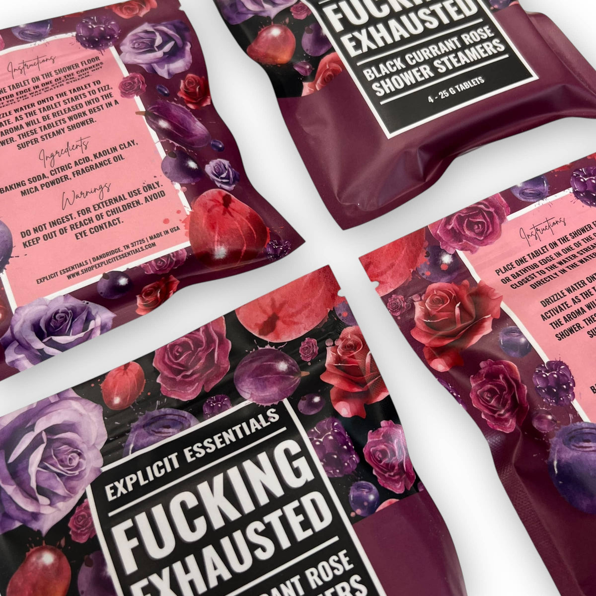 Explicit Essentials - Fucking Exhausted Shower Steamers