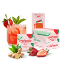 Craftmix - Strawberry Mule Cocktail / Mocktail Mixer - 24ct Caddy