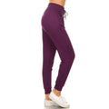 Leggings Depot - Buttery Soft Solid Joggers with Drawstring