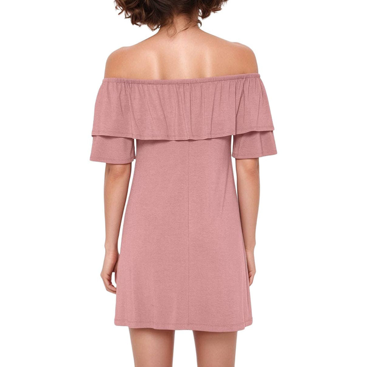 Robin K - Women's Basic Off Shoulder Midi Dress