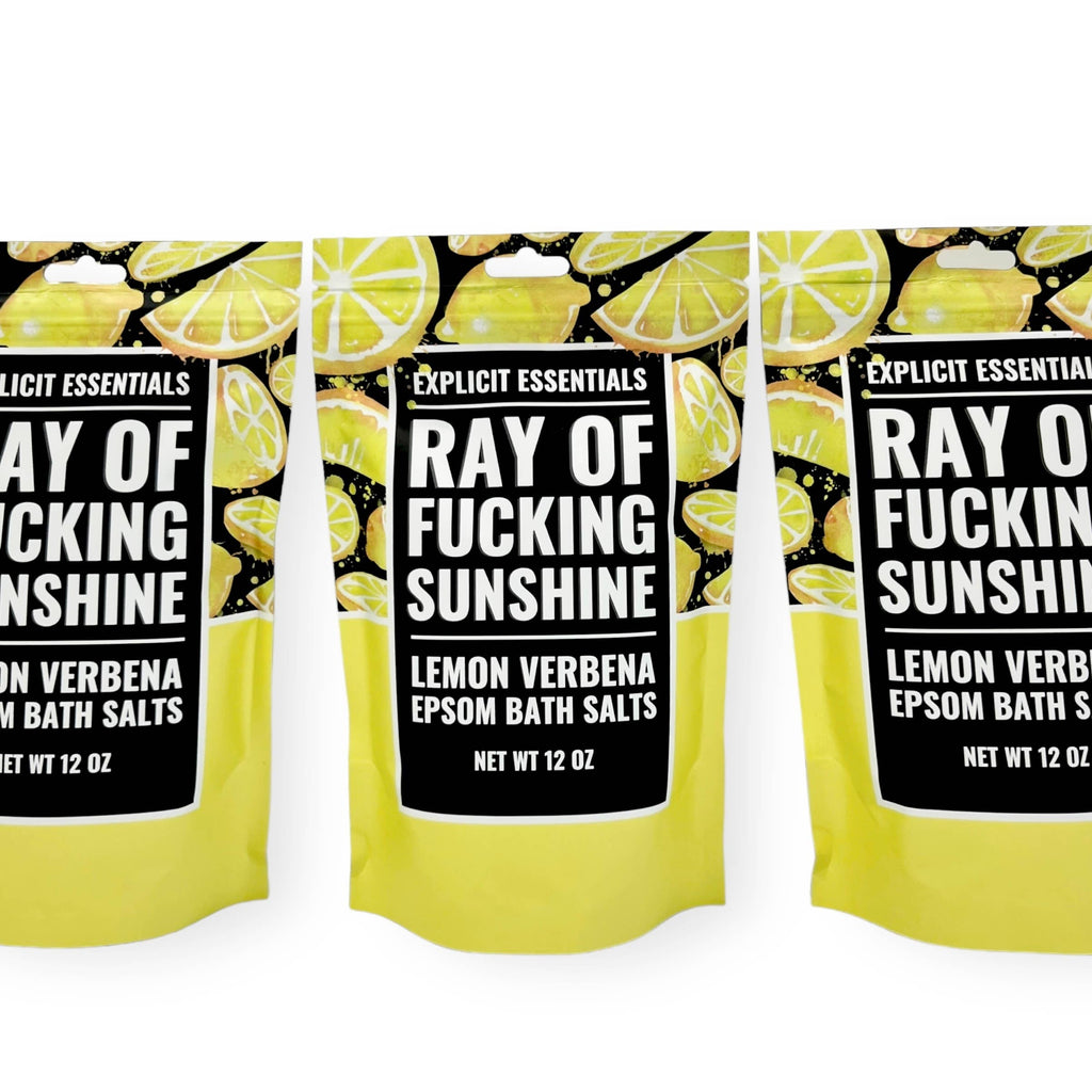 Explicit Essentials - Ray of Fucking Sunshine Bath Salts 12oz Bag
