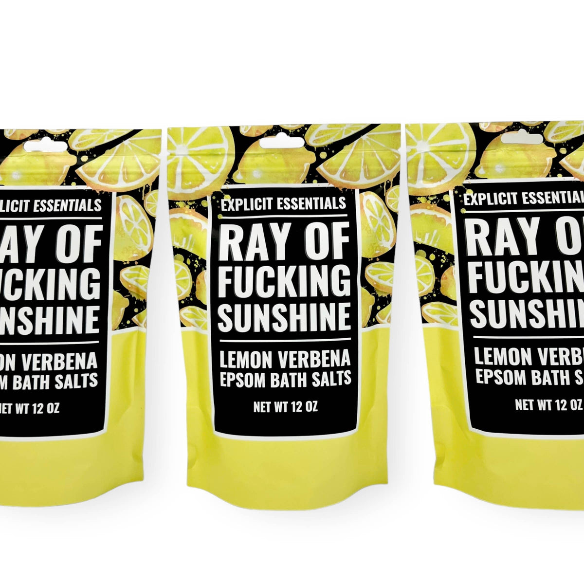 Explicit Essentials - Ray of Fucking Sunshine Bath Salts 12oz Bag