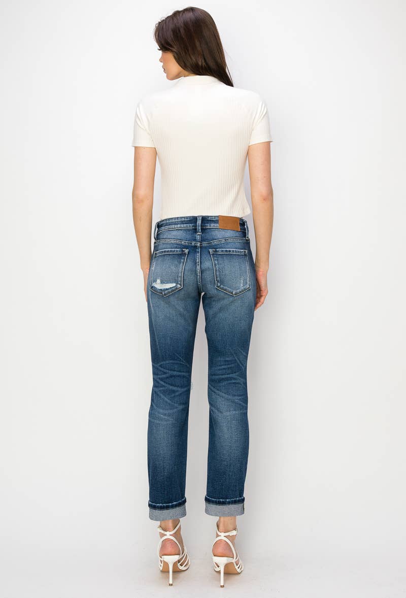 ARTEMIS VINTAGE - MID RISE BOY FRIEND JEANS