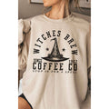 A. BLUSH CO - WITCHES BREW COFFEE CO Halloween Graphic Sweatshirt