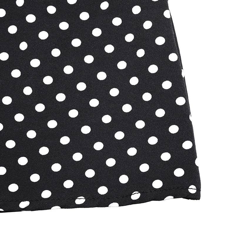 Suhkasana - Polka Dot Sleeveless Maxi Dress Backless Summer