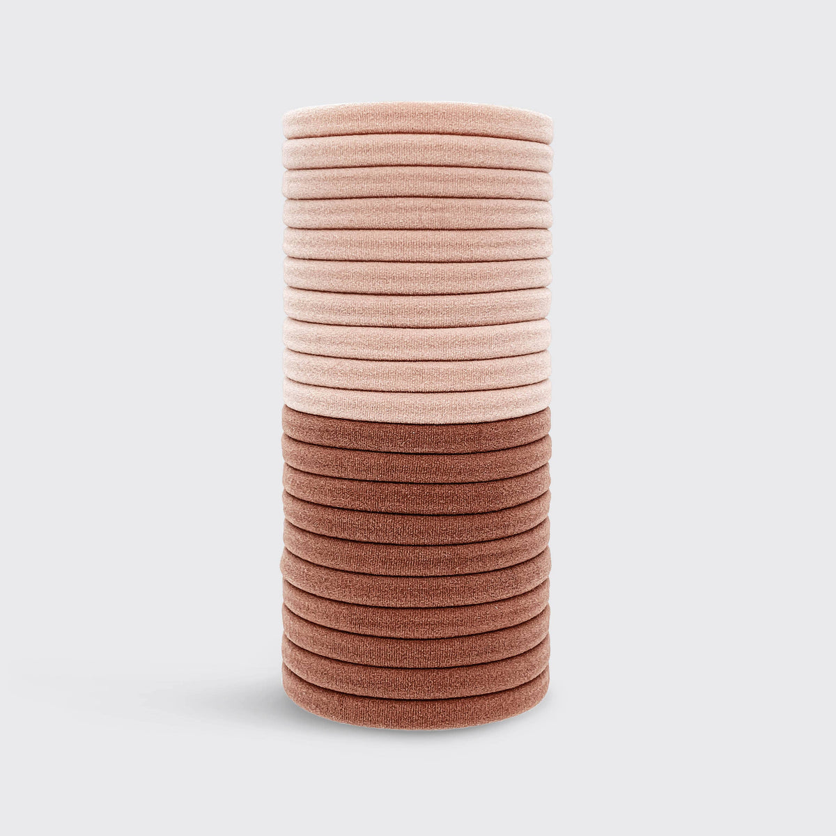KITSCH - Eco-Friendly Nylon Elastics 20pc set - Blush