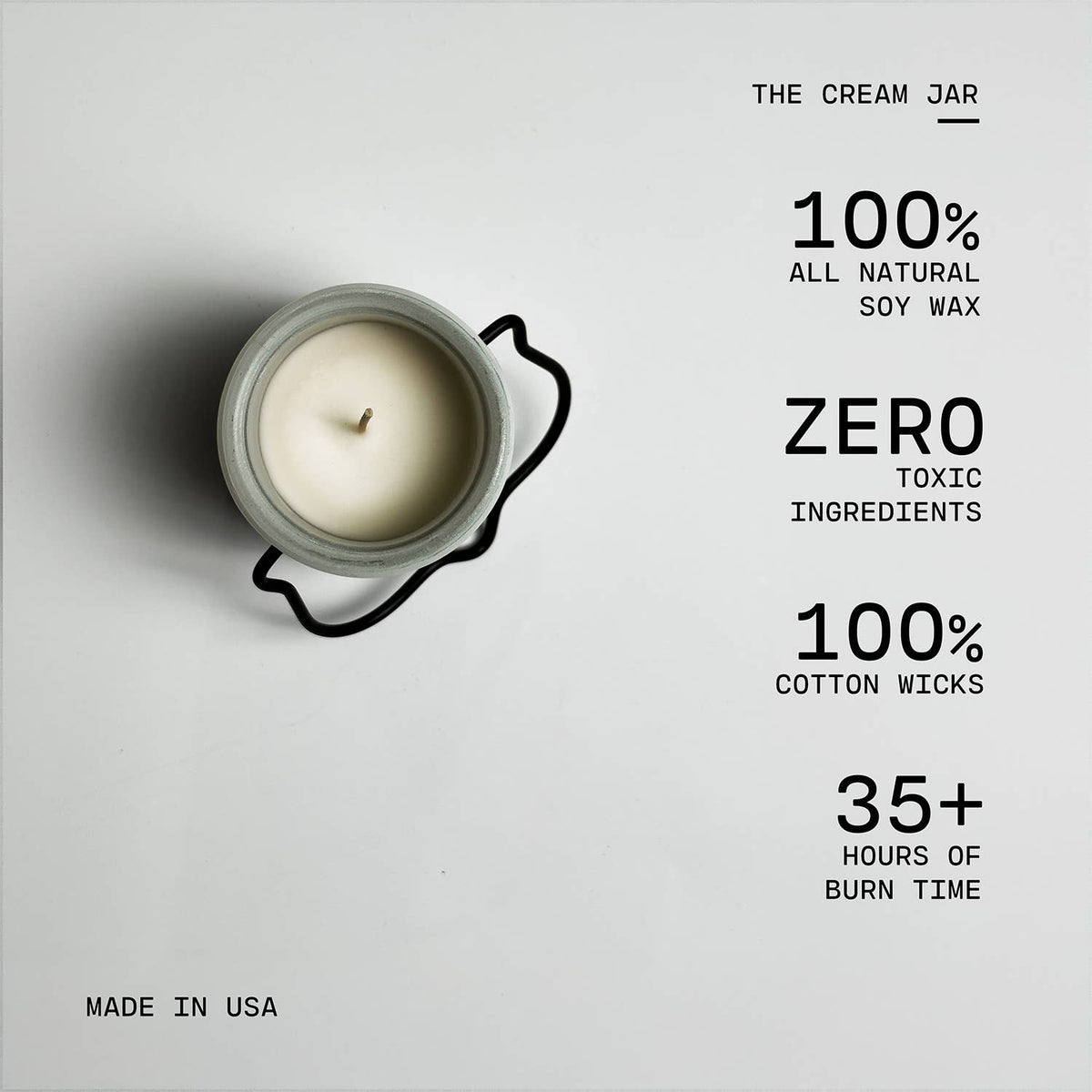 Milkhouse Candle Company - 5 oz Cream Jar Candle: Cinnamon Fireside