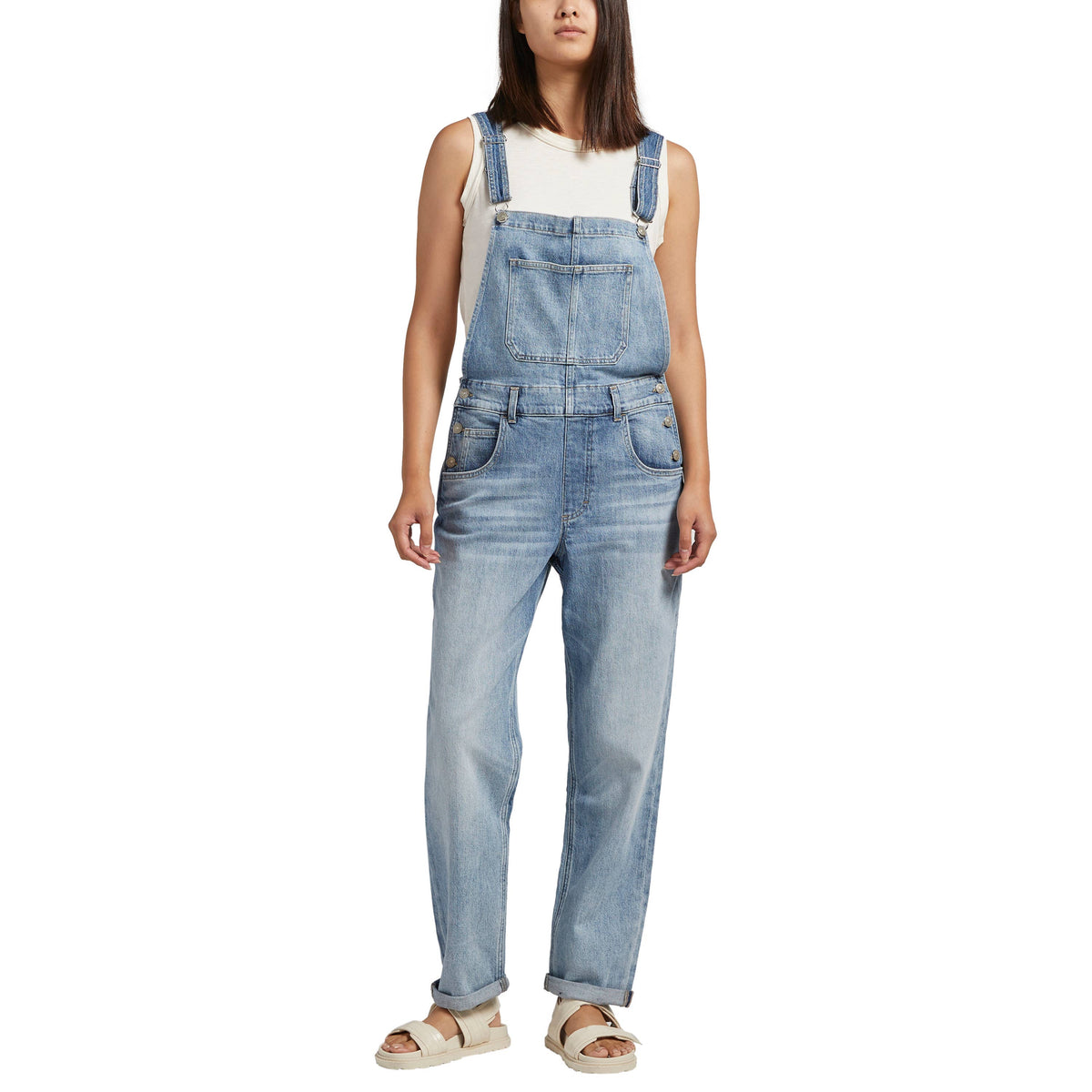 Silver Jeans US - Silver Jeans Co. Straight  Baggy Overalls ACS134