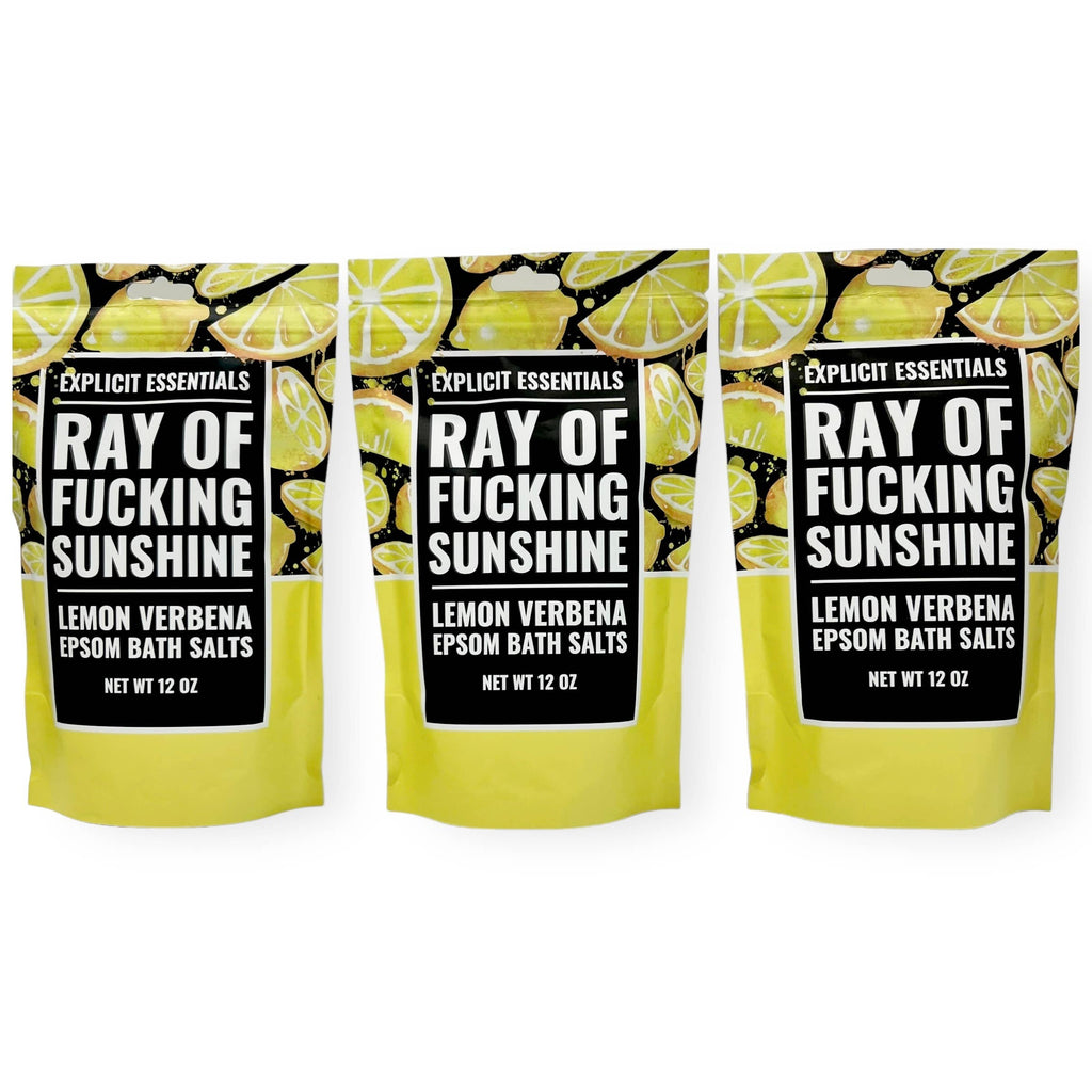 Explicit Essentials - Ray of Fucking Sunshine Bath Salts 12oz Bag