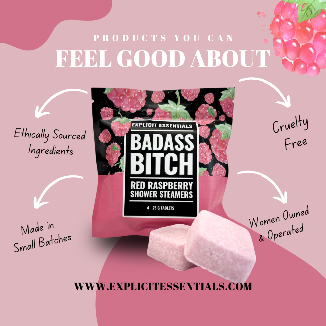 Explicit Essentials - Gifts For Friends, Bad @ss B!tch Shower Steamers